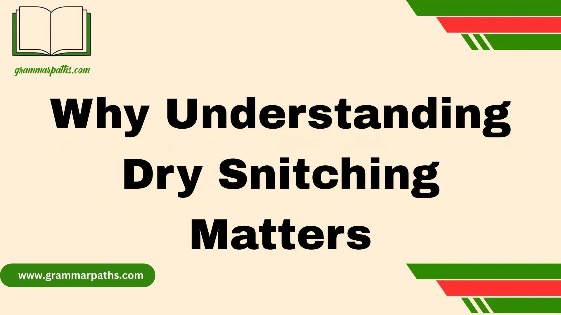 Why Understanding Dry Snitching Matters