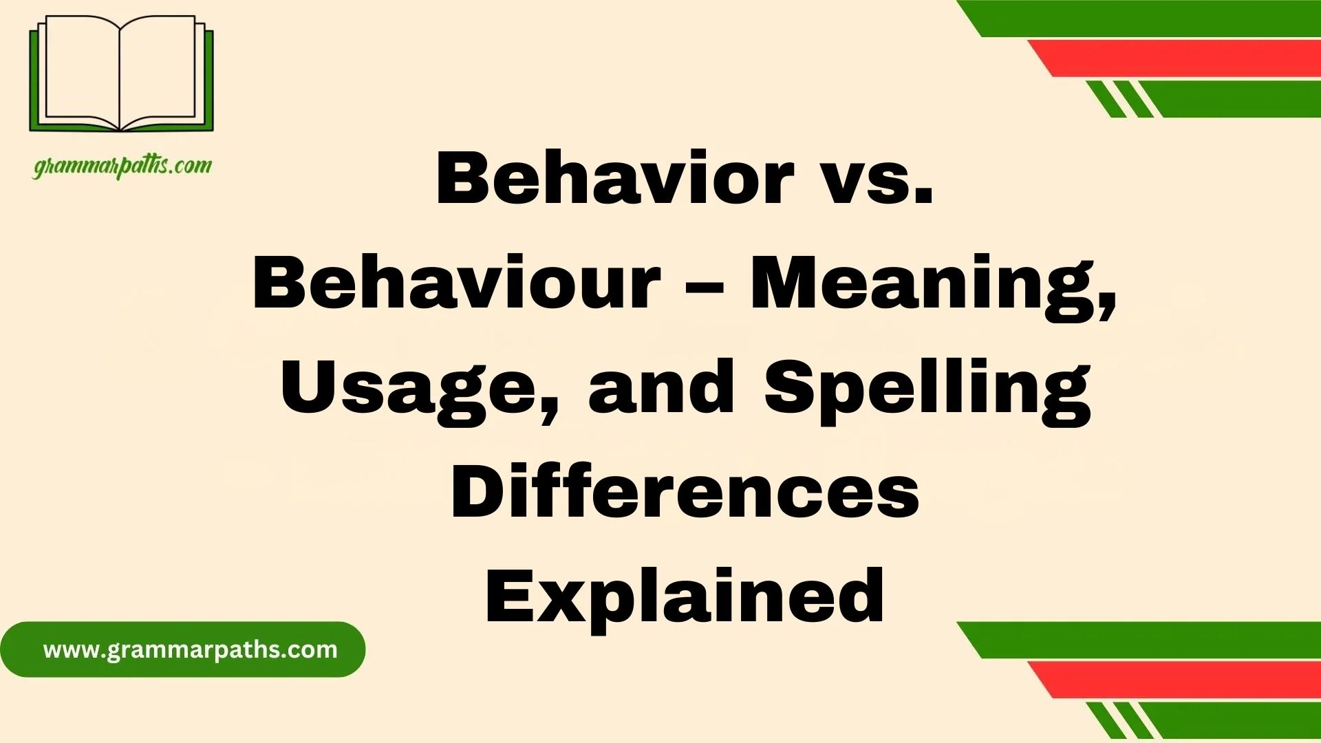 Behavior vs. Behaviour – Meaning, Usage, and Spelling Differences Explained