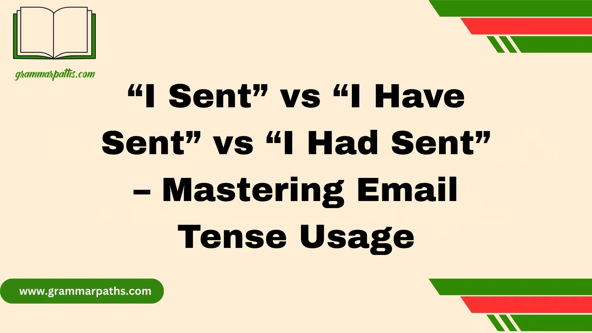 “I Sent” vs “I Have Sent” vs “I Had Sent” – Mastering Email Tense Usage