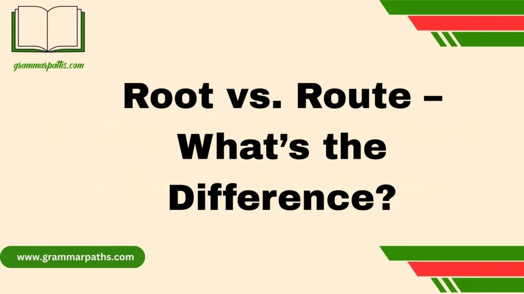 Root vs. Route – What’s the Difference?